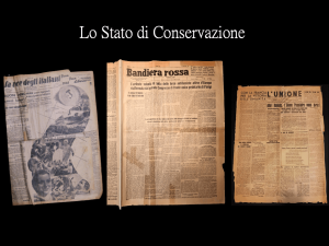 Stefania Zeppieri | Conservation and Restoration of Library Assets, Works of Art on Paper and Related Artifacts | Restoration of historical newspapers Gramsci Foundation