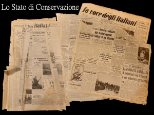 Stefania Zeppieri | Conservation and Restoration of Library Assets, Works of Art on Paper and Related Artifacts | Restoration of historical newspapers Gramsci Foundation