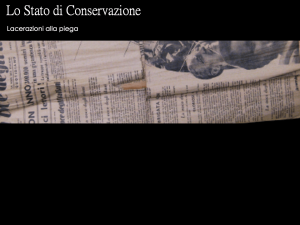 Stefania Zeppieri | Conservation and Restoration of Library Assets, Works of Art on Paper and Related Artifacts | Restoration of historical newspapers Gramsci Foundation