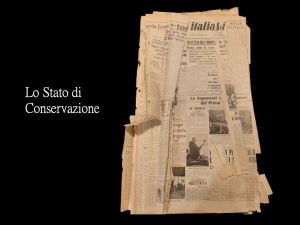 Stefania Zeppieri | Conservation and Restoration of Library Assets, Works of Art on Paper and Related Artifacts | Restoration of historical newspapers Gramsci Foundation