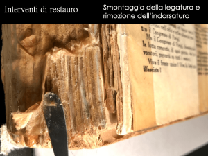 Stefania Zeppieri | Conservation and Restoration of Library Assets, Works of Art on Paper and Related Artifacts | Restoration of historical newspapers Gramsci Foundation