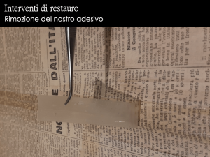 Stefania Zeppieri | Conservation and Restoration of Library Assets, Works of Art on Paper and Related Artifacts | Restoration of historical newspapers Gramsci Foundation