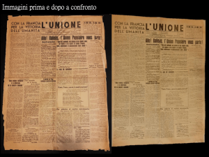 Stefania Zeppieri | Conservation and Restoration of Library Assets, Works of Art on Paper and Related Artifacts | Restoration of historical newspapers Gramsci Foundation